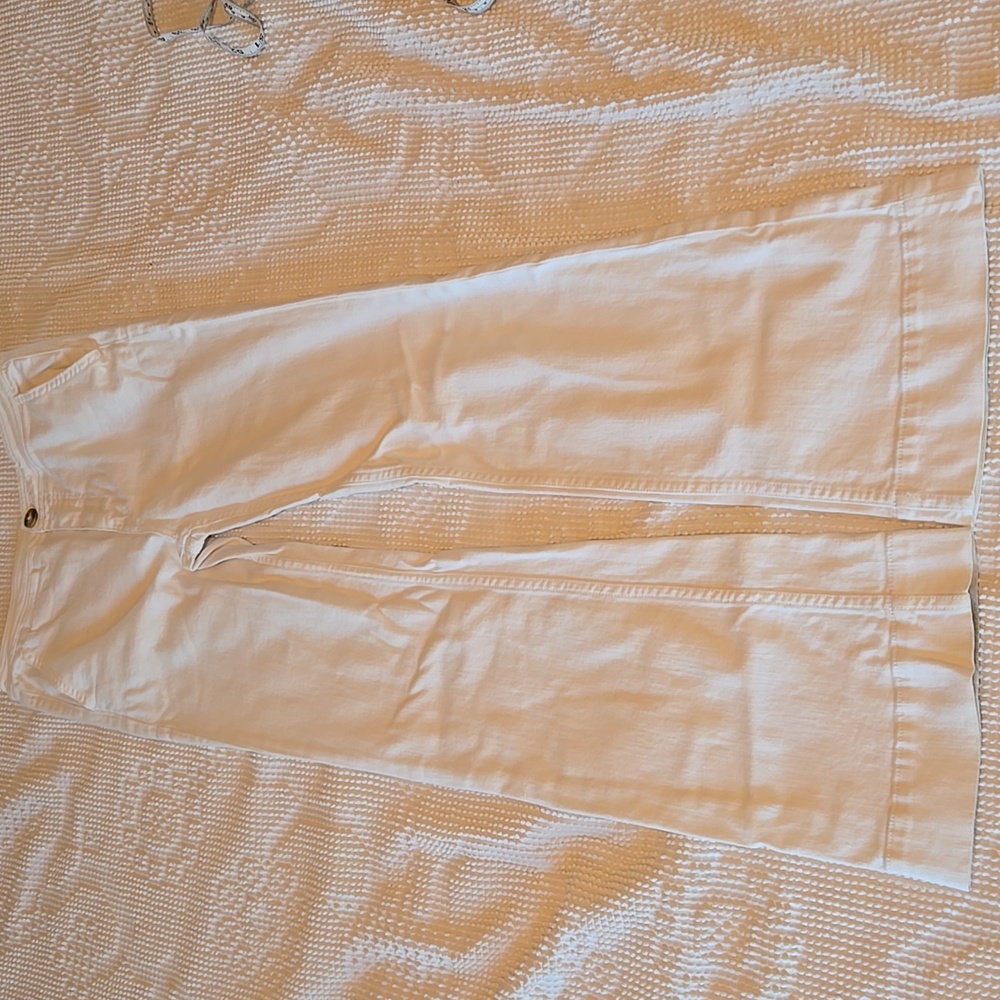 Anthropologie High-Rise White Bootcut Pants - Picture 10 of 13